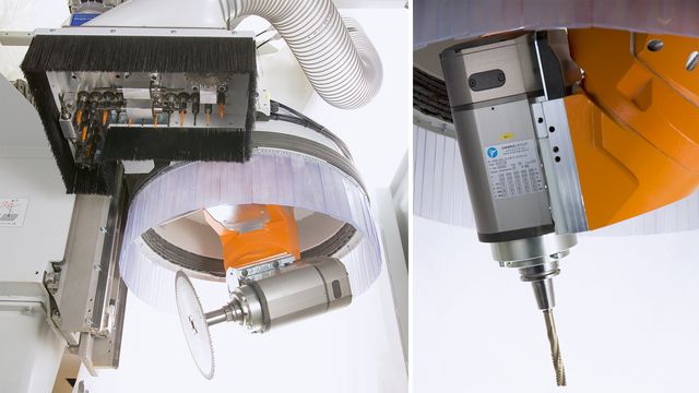 Drilling, sawing, cutting, grooving – the EPICON machining head Drilling, sawing, cutting, grooving – the EPICON machining head