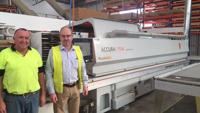 HOLZHER Australia reference customer Timberline mit edgebanding machine ACCURA HOLZHER Australia reference customer Timberline mit edgebanding machine ACCURA
