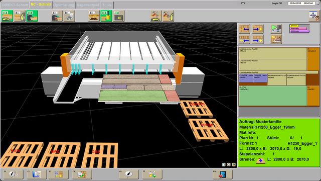 OPTI-CUT is used to create, manage and optimize orders