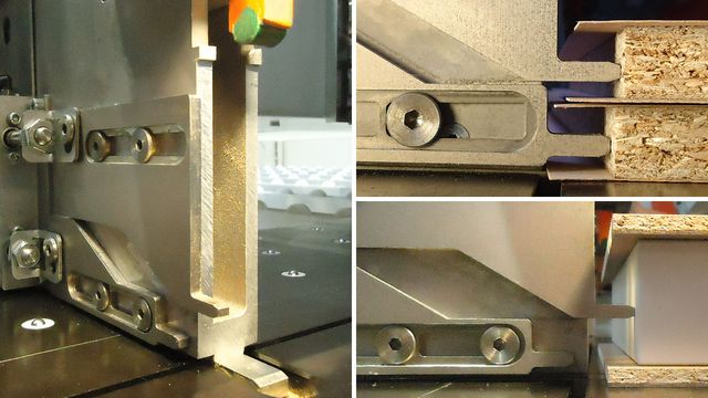 controlled stops are available for precise cutting on unveneered workpieces controlled stops are available for precise cutting on unveneered workpieces