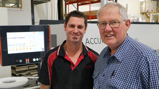 HOLZHER Australia reference customer Janper - ACCURA edgebanding machine HOLZHER Australia reference customer Janper - ACCURA edgebander
