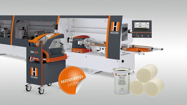 Glu Jet XL - Glue application system Higher melting performance for even faster feed rates