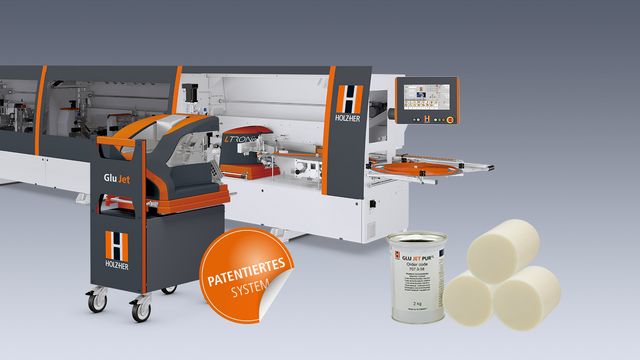 Glu Jet XL - Glue application system Higher melting performance for even faster feed rates