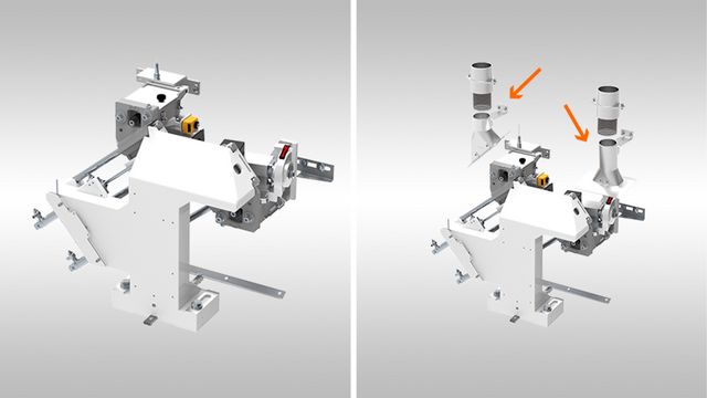 Trimming unit - 60 mm (standard feature)