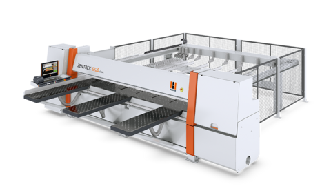 Beam saw ZENTREX classic: cutting package for single panels and package cutting work up to 100 mm