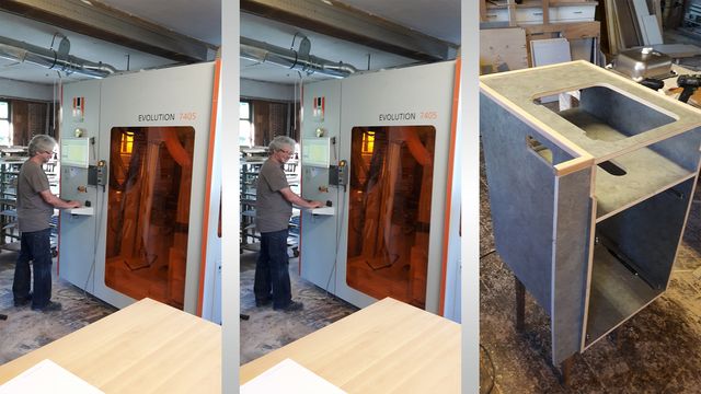 Reference customer Schifer with an vertical processing center EVOLUTION 7405 from HOLZ-HER